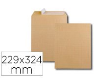 Pochette gpv kraft armé tr ès résistant 120g c4 229x324mmfermeture auto-adhésive boîte 250 unités
