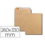 Pochette gpv kraft armé très résistant 120g 24 260x330mm fermeture auto-adhésive boîte 250 unités