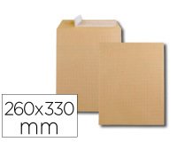 Pochette gpv kraft armé très résistant 120g 24 260x330mm fermeture auto-adhésive boîte 250 unités