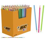 Crayons de couleur bic kids smooth assortis lot de 144    reference 301909