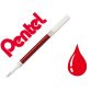Recharge pentel roller encre gel energel bl57/bl77/bl107 largeur moyenne coloris rouge