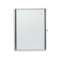 Vitrine d'extérieur nobo h100x75cm fond métal 9f