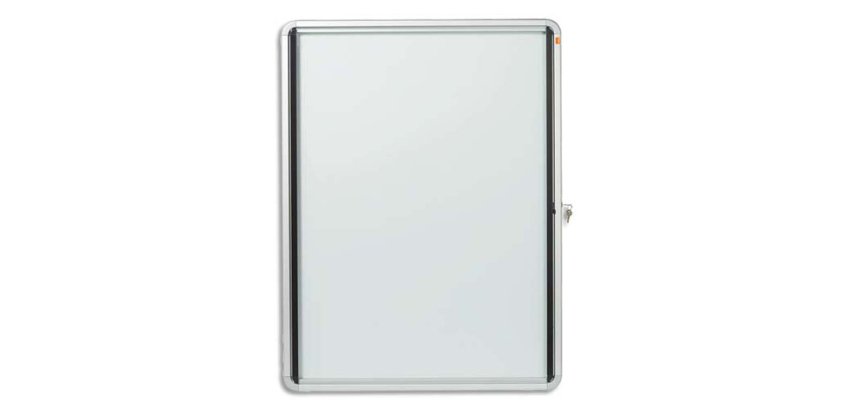 Vitrine d'extérieur nobo h100x75cm fond métal 9f