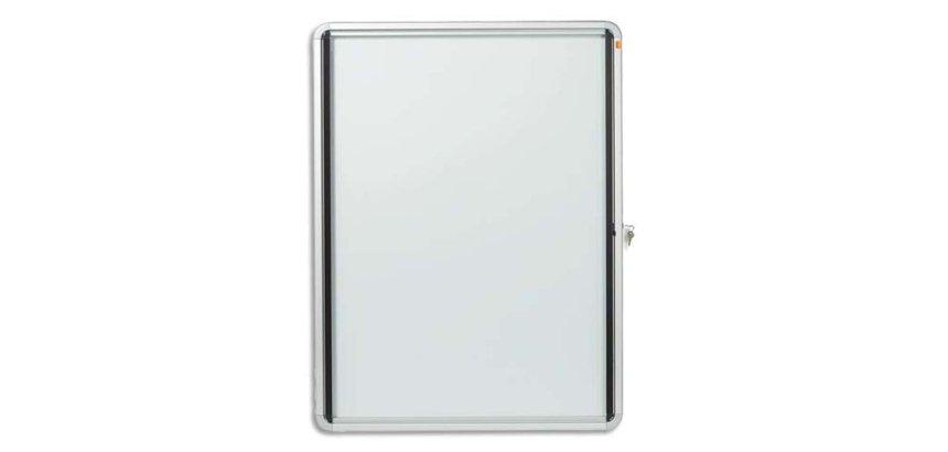 Vitrine d'extérieur nobo h100x75cm fond métal 9f