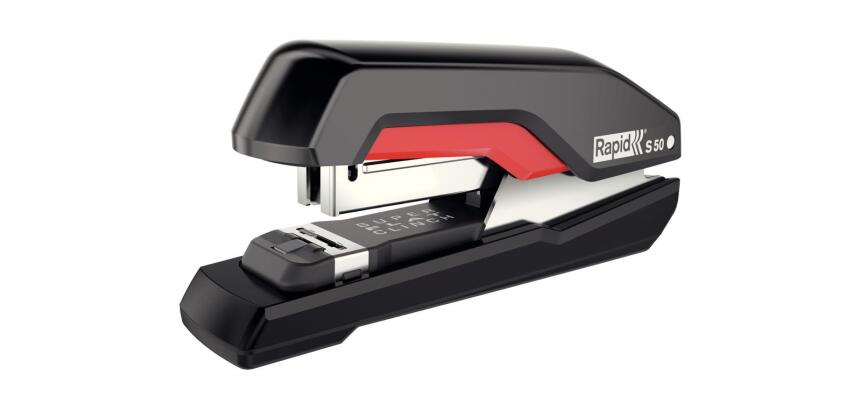 Agrafeuse rapid suprême métal s50 24/6-26/6 coloris noir/gris