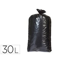 Lot 25 sacs poubelle noir 30l