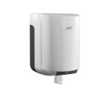 Distributeur essuie-mains coldis bobine tirage central plastique abs grand modèle clé fenêtre contrôle 22x22x31cm 450f