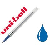 Recharge uniball power tank pointe acier inoxydable écriture tous angles surfaces humides conditions extrêmes bleu