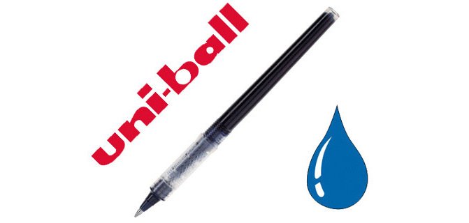 Recharge roller uniball ubr90 vision élite stylo roller encre ub-200 pointe moyenne 0.8mm couleur bleu