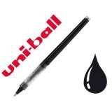Recharge roller uniball ubr90 vision élite stylo roller encre ub-200 pointe moyenne 0.8mm couleur noir