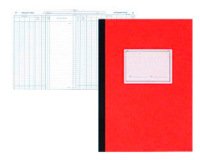 Registre comptable piqué elve 13 colonnes/page 25f 320x250mm