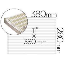 Papier listing 380mmx11' 70g/m2 paquet 2000f