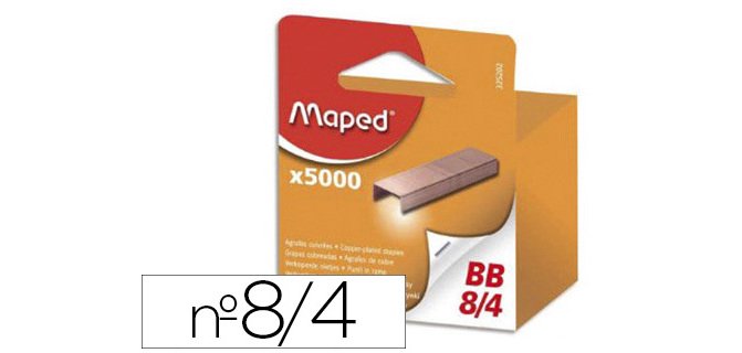 Agrafes 8/4 Maped - Boite de 5000