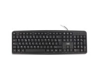 Clavier filaire t'nb streamline connexion usb compatible pc/m ac compact touches confortables