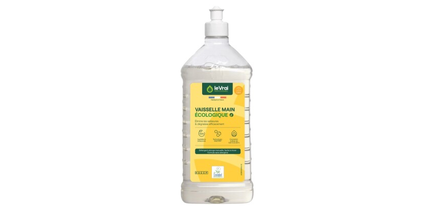 Liquide vaisselle enzymatique formule professionnelle       degraissante flacon 1l