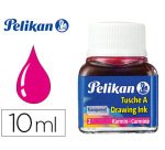 Encre de chine A, 10 ml dans un flacon, rouge carmin