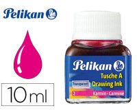 Encre de chine pelikan tire-lignes plumes dessinateur pinceaux couleur carmin flacon 10ml