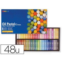 Pastel huile mungyo 70mm pigmentation extra-fine texture onctueuse pouvoir couvrant diamètre 11mm boîte 48 unités