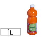 Gouache lefranc bourgeois liquide redimix non toxique fluide couvrante prête à l'emploi orange flacon 1000ml