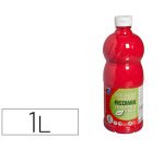 Gouache lefranc bourgeois liquide redimix non toxique fluide couvrante prête à l'emploi rouge primaire flacon 1000ml