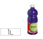 Gouache lefranc bourgeois liquide redimix non toxique fluide couvrante prête à l'emploi violet flacon 1000ml