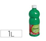 Gouache lefranc bourgeois liquide redimix non toxique fluide couvrante prête à l'emploi vert émeraude flacon 1000ml