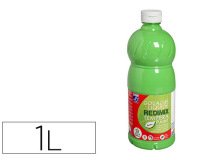 Gouache lefranc bourgeois liquide redimix non toxique fluide couvrante prête à l'emploi vert clair flacon 1000ml