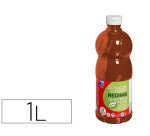 Gouache lefranc bourgeois liquide redimix non toxique fluide couvrante prête à l'emploi terre sienne flacon 1000ml