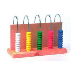 Abaque en bois 5 colonnes 245x180x195mm