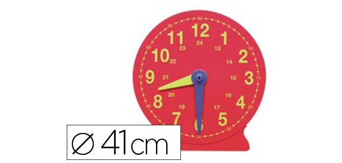Grande horloge magnétique aiguilles synchronisées diamètre 41cm