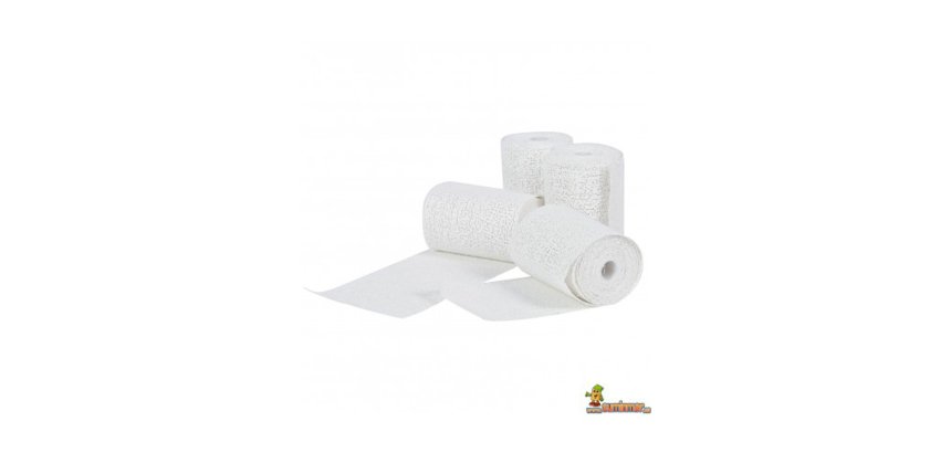 Bande plâtrée das 8cmx3m boîte 4 unités