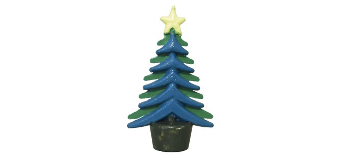 Arbre de noël en styropor à décorer pqt de 12u