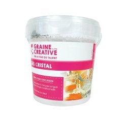 Gel cristal graine creative pour bougies incolore pot 800g