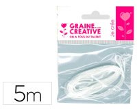 Mèche pour bougies graine créative 5m coton coloris blanc