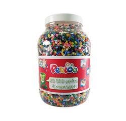 Baril 20000 perles 15 couleurs assorties