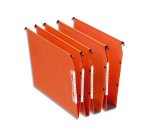 Dossier suspendu esselte dual kraft lmg 220g armoire entraxe 330mm h275mm fond 15 coloris orange boîte 25 unités