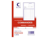 Manifold elve autocopiant 140x210mm vertical foliotage 50 duplis commandes 1 à 50