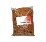 Bracelet caoutchouc sign étroit 100x1.5mm sachet 1kg