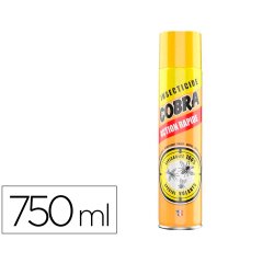 Insecticide cobra insectes volants efficacité immédiate longue durée aérosol 750ml