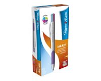Stylo-bille paper mate 4 couleurs inkjoy quatro fun    retractable pointe moyenne 1mm