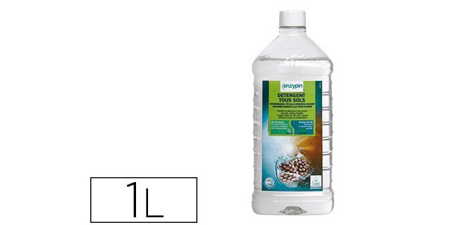 Detergent tous sols enzymatique nettoie degraisse vitres surfaces modernes parfum frais pin des landes flacon doseur 1l