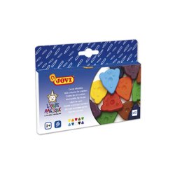 Crayon cire jovi l'ours magique triangulaire ergonomique forme tête ours pot 30 unités