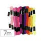 Fil coton bracelet brésilien 7m coloris assortis sachet 12 échevettes