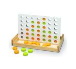 Jeu quatre en ligne bois 42 pions