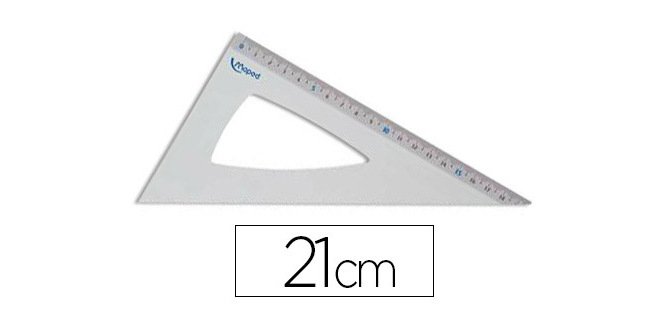 Équerre maped aluminium anodisé embouts protect system anti-bruit résistance optimale 21cm 60 degrés