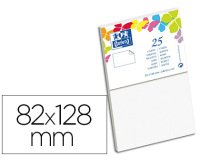 Carte de visite Oxford 82x128 x25 blanc