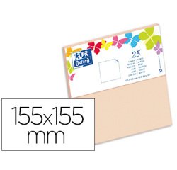 Carte de visite Oxford 155x155 x25 beige