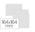 Paquet d'enveloppes Oxford 164x164 x20 gommee patte pointue blanc