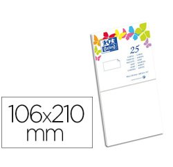 Carte de visite Oxford 106x210 x25 blanc
