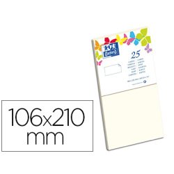 Carte de visite Oxford 106x210 x25 beige